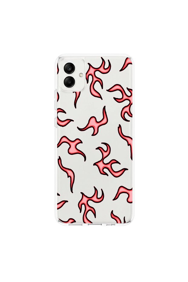 Samsung Galaxy A05 Compatible Wallpaper 4 Design Transparent Case