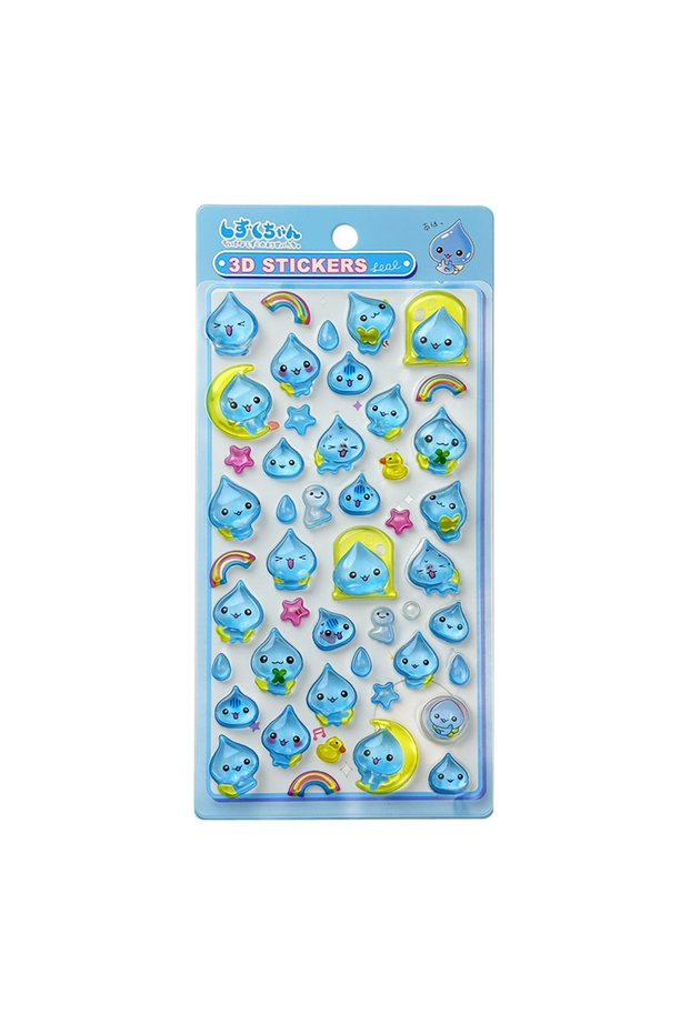 02 3D Cartoon Droplet Stickers Kawaii Glitter Jelly Bonbon Stickers DIY Decor for Art Phone Case Jou