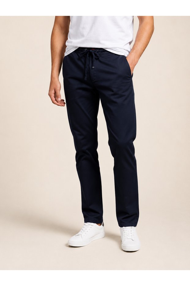 76078-73262 Men's Gabardine Pants with Waist Cord 76078-73262