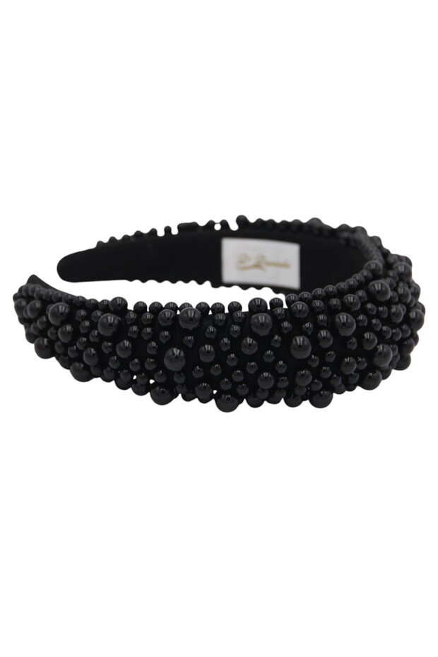 -Faux Pearl Headband - Multicolor