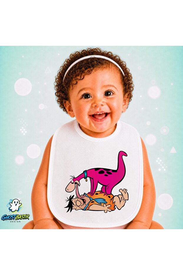 Stone Age Linen Baby Bib – Soft, Absorbent, Washable, Special Design P192