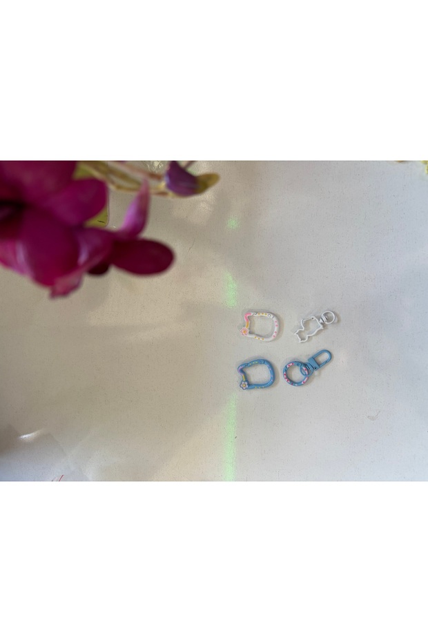 Figured Bag Keychain Ring