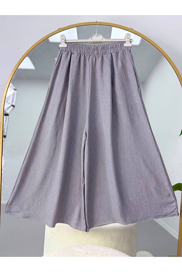 Pants Skirt with Pockets