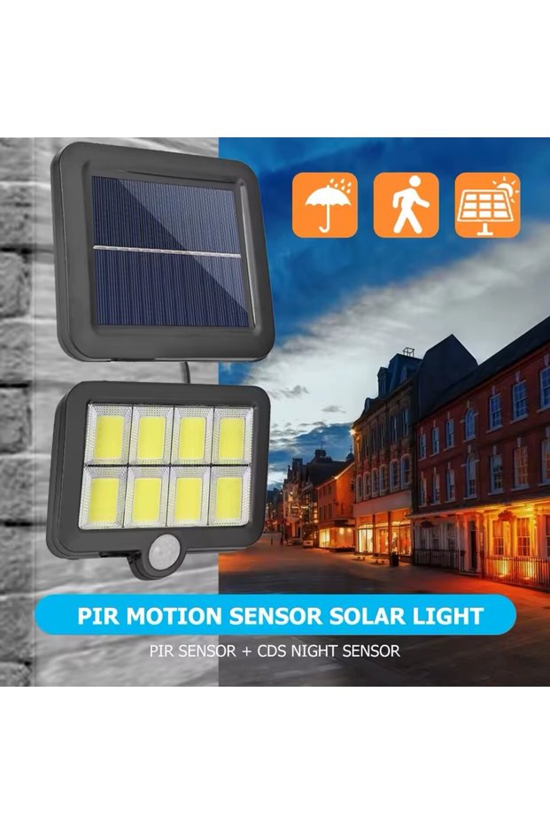Solar Lamp with Motion Sensor, Removable Panel, Model 163-9 - Offer