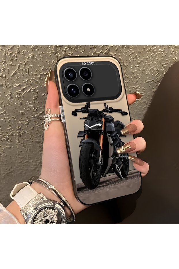 Redmi K90 5g Compatible Cool Sport Motorcycle Printed Matte Quality Soft Silicone Case
