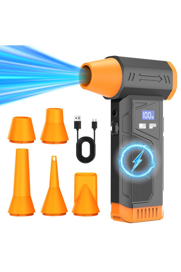Fan, high-speed dust blower/snow blower, handheld fan, mini portable outdoor fan, air purifier, high-speed mini fan for cleaning electronics, cars