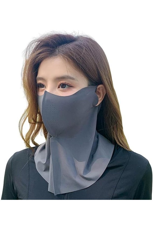 2-Pack Sun-Protective Breathable Face Masks with Neck Cover for Women, Outdoor Golf, Fishing & Hiking