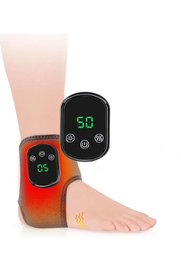 Suitable for 2-piece Portable 3-in-1 Foot Ankle Heat Therapy Massager 3 Modes 5 Heat Settings Plantar Home