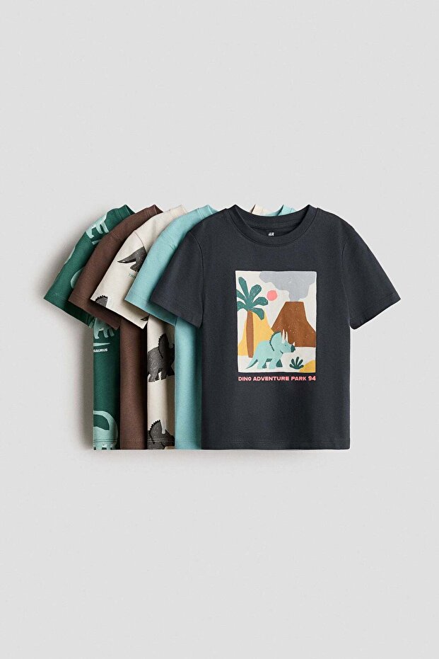 5-pack jersey T-shirts