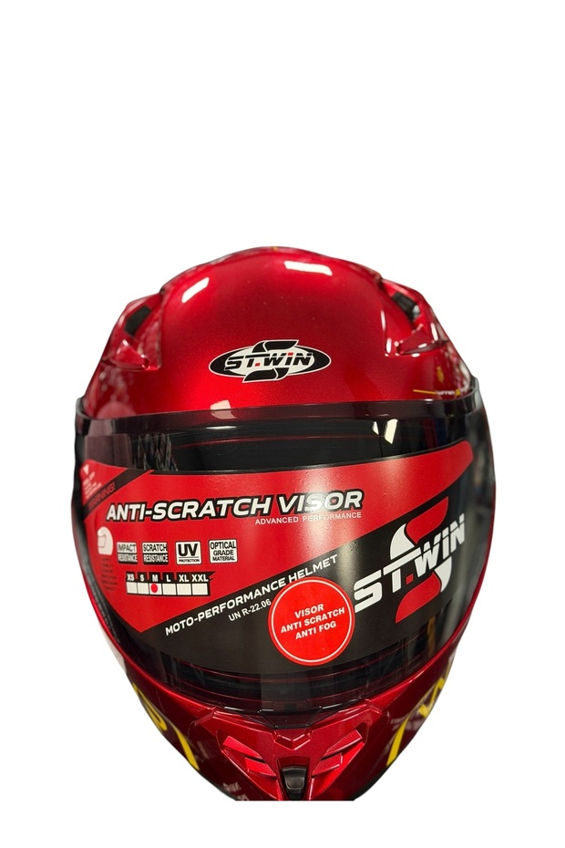 ST WİN RED WINNER FULL FACE KASK