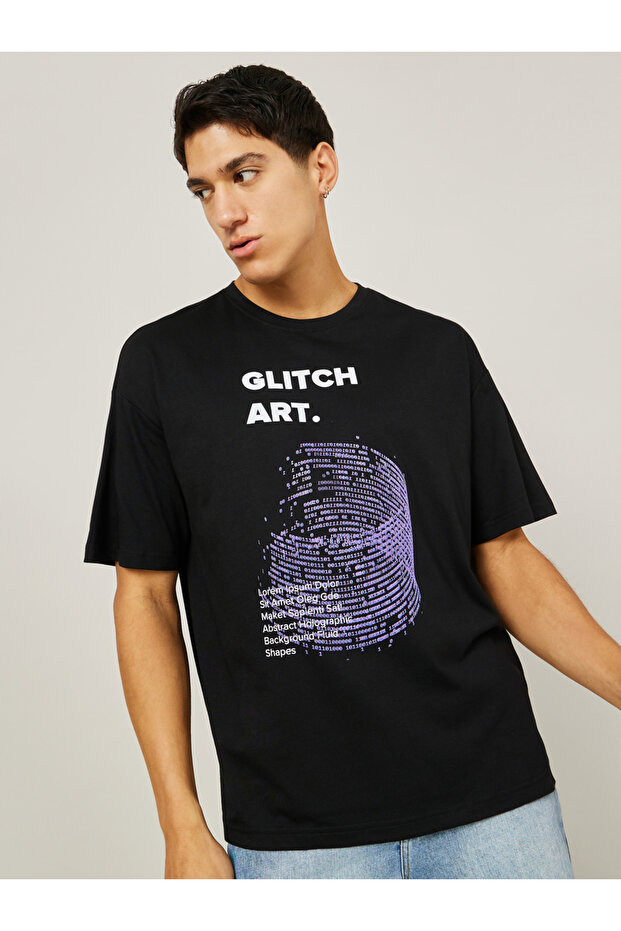 Front Graphic Print Oversized T-Shirt