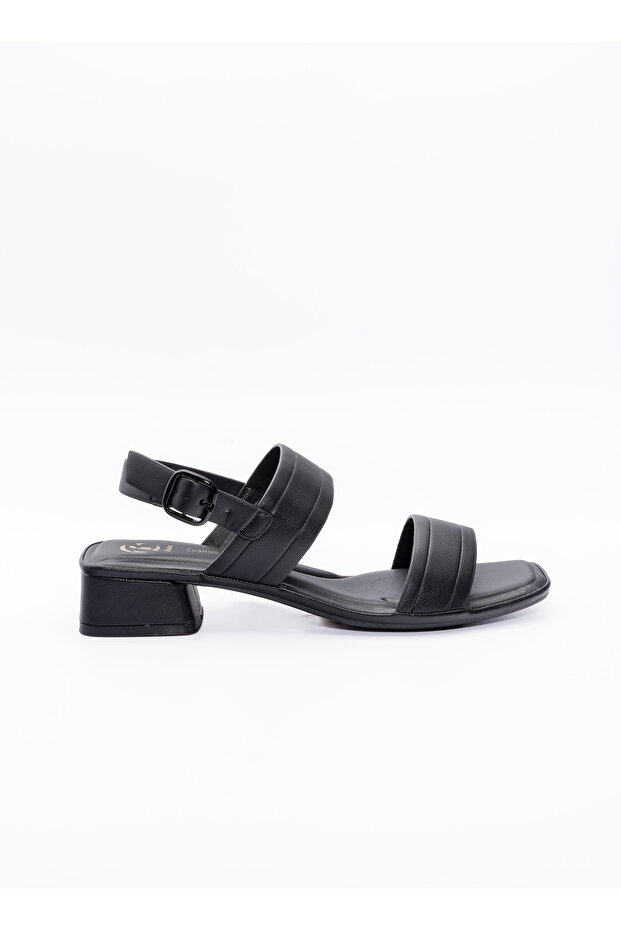 Minimal Block‑Heel Strap Sandals