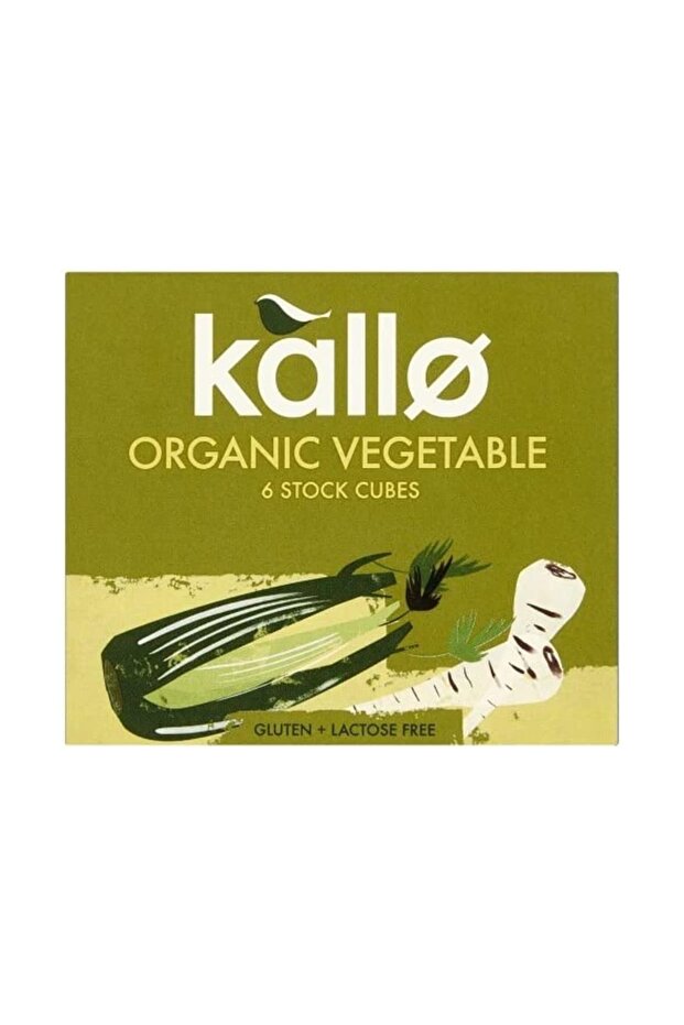 Organic Vegetable Stock Cubes - Lactose & Gluten Free - 6 Cubes
