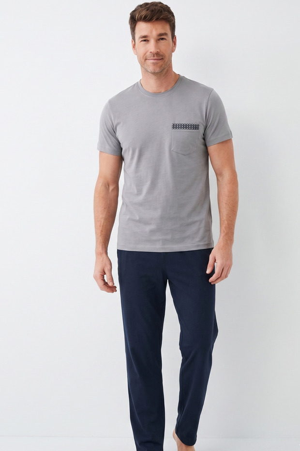 Modern Men's Standard Fit Regular Cut Pajama Set