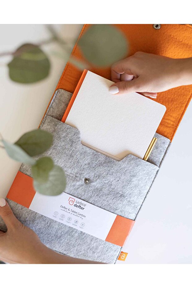 Keçe Defter & Tablet Çantası