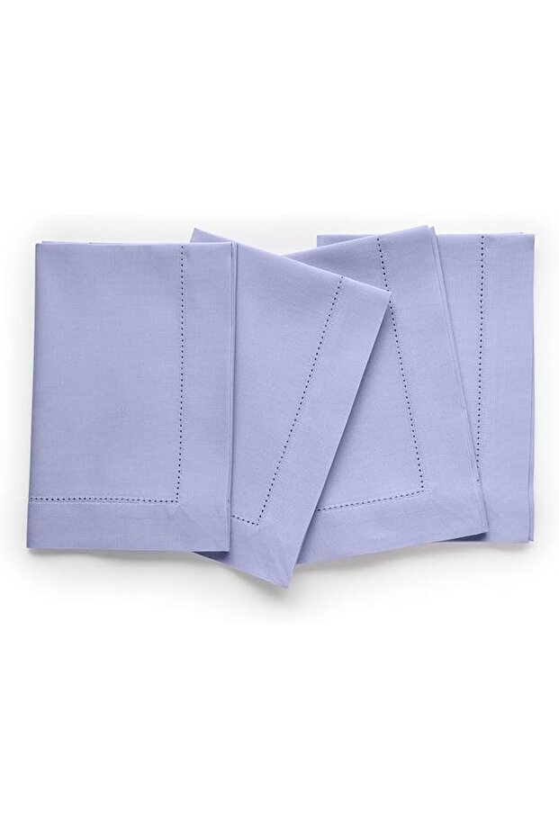 Cotton Linen Hemstitch Table Runner – 14 x 36 Inch White Table Runner for Spring, Summer