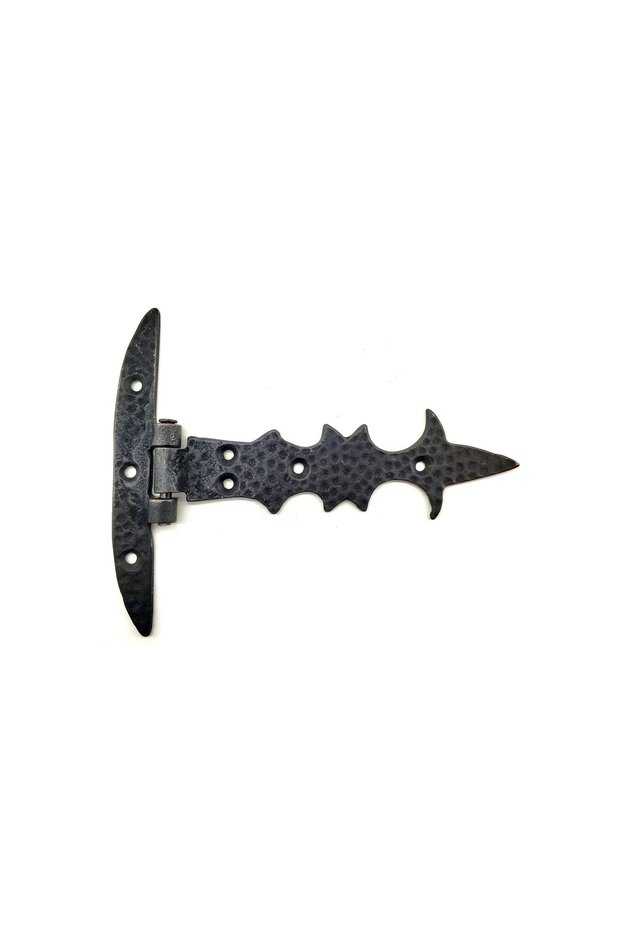 Antique Style Decorative Brass Tail Hinge - Narrow Case, Oxide