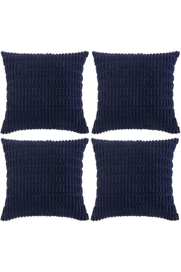 4 Packs Boho Fall Decorative Throw Pillow Covers 18x18 Inch for Living Room Couch Bed Sof