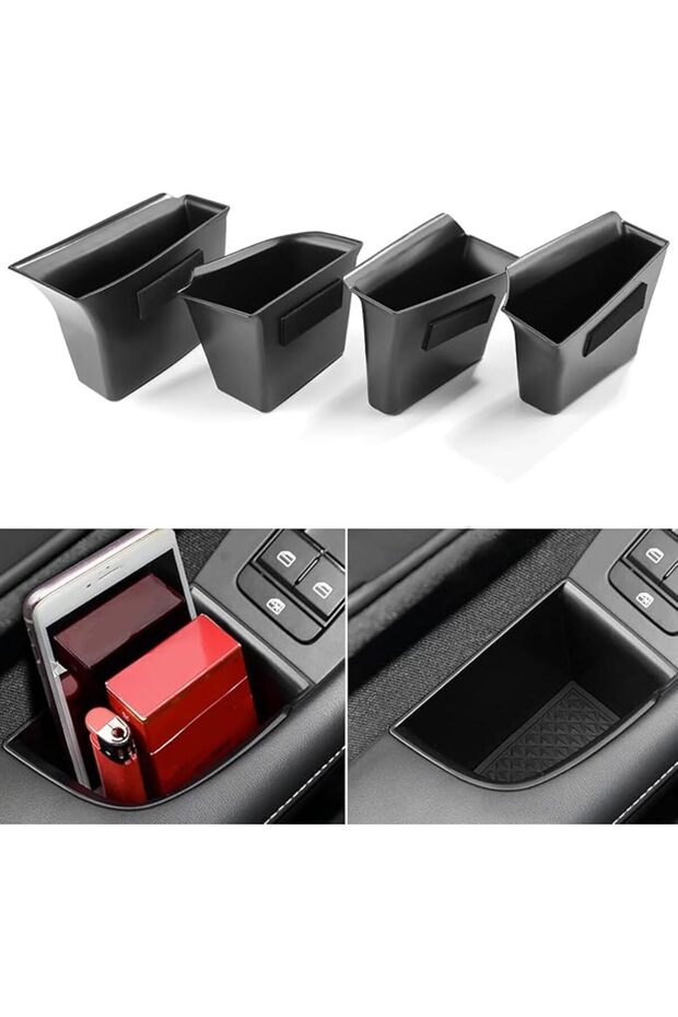 4PCS Car Door Storage Box Fit for Mazda 3/CX-30 2020-2025 Interior Accessories, Compact & Durable Si