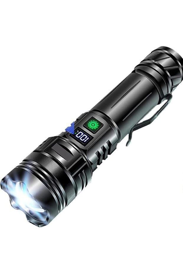 Rechargeable Flashlights, 5 Modes IPX6 Waterproof, USB C Charging, High Lumens LED Portable