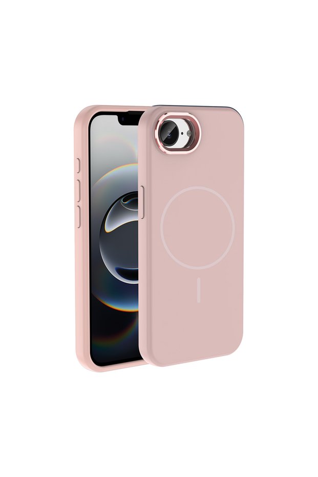 iPhone 17E Case Slim Magsafe Ring Camera Raised Silicone
