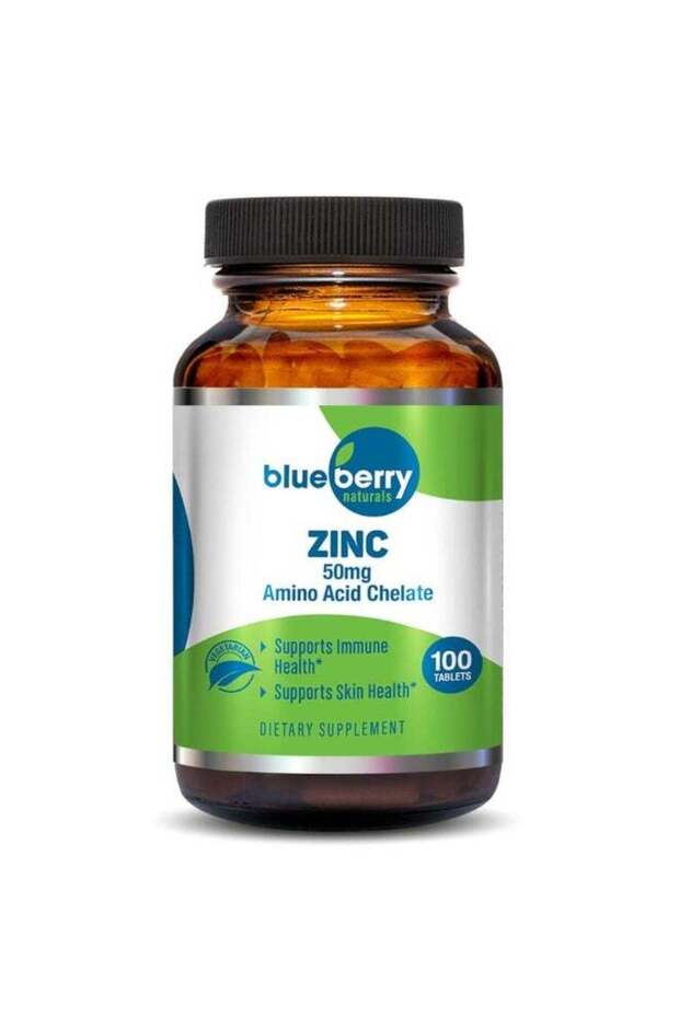 Chelated Zinc 50mg Tablets, 100 Count