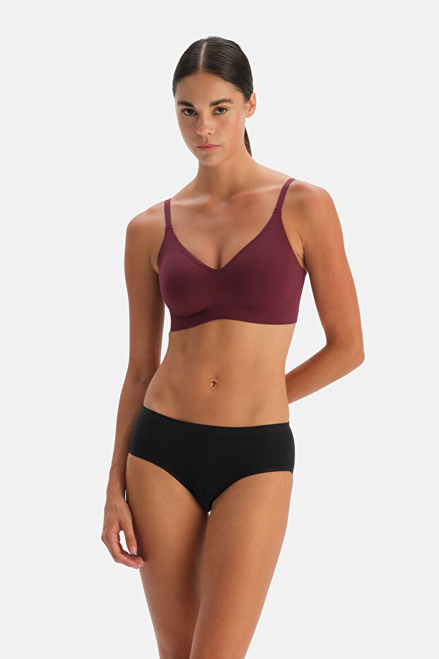 Black Modal Bonding Panties