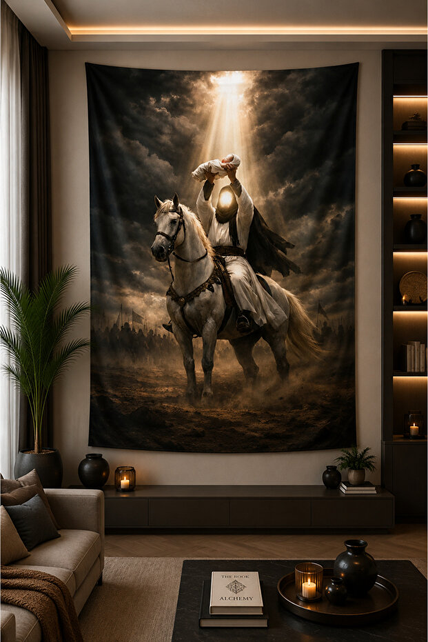 Hz. Ali Wall Covering Wall Tapestry