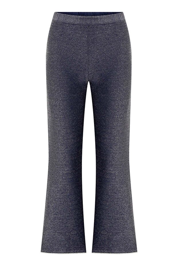 Roda Simli High Waist Trousers Navy Blue