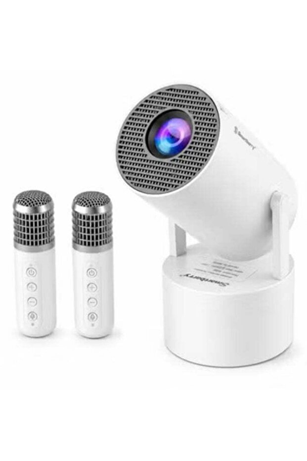 HT88PRO Portable Projector 720P Native HD 160 ANSI Lumens 180° Rotatable 5G WiFi 6 HDMI