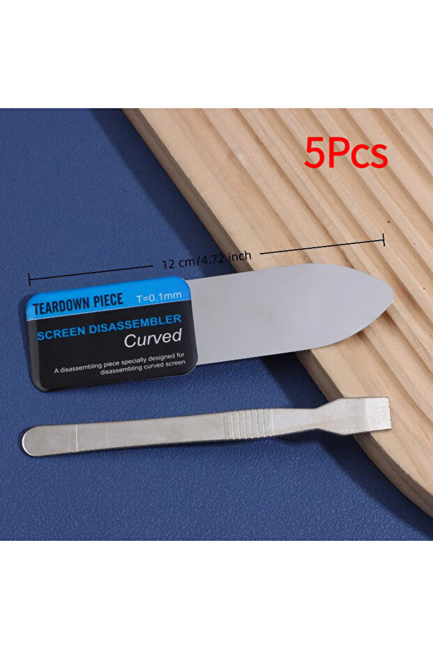 5pcs 5Pcs 5 In 1 Professional Stainless Steel Curved Screen Pry Tools For Phone Tablet Laptop Repair