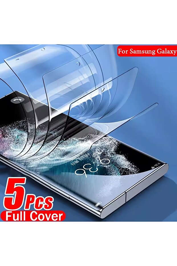 Hydrogel Film 5Pcs Galaxy S25 Ultra 5Pcs Soft Hydrogel Film for S25 S24 S23 S21 S22 Ultra Screen P
