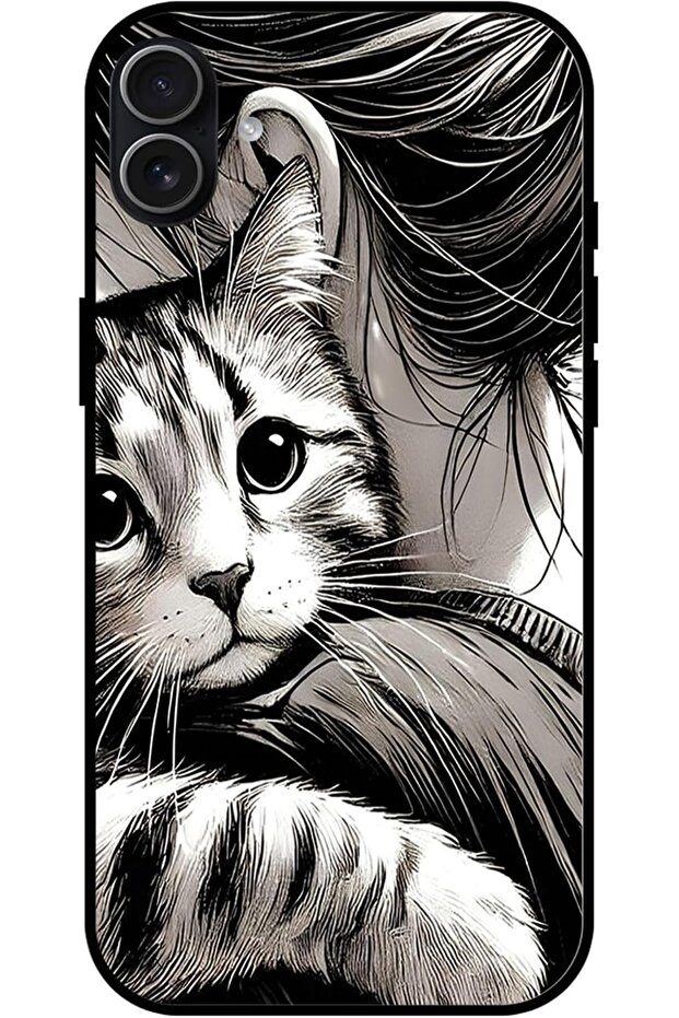 Printed Back Cover & Case for Iphone 17 (6.3 Inch) | Premium UV Printed Design | Shockproof & Scratch Resistant | Slim Fit Mobile Case Cat ED0073