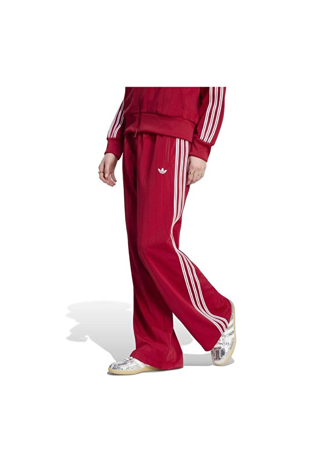 Ks9977-K Fb Loose Tp Women's Sweatpants Red