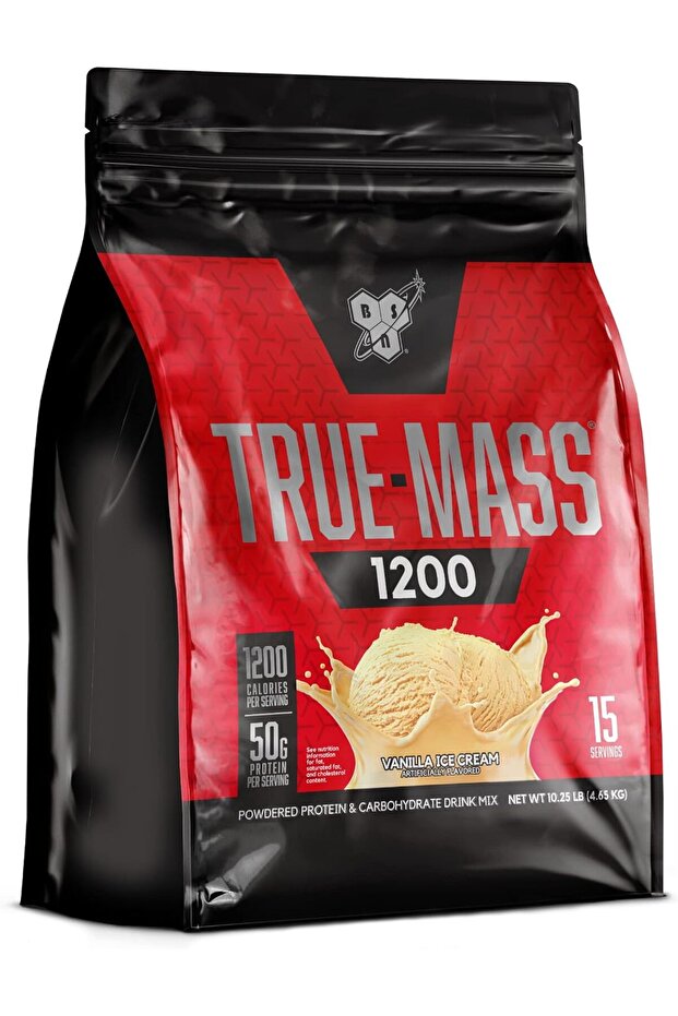True Mass Weight Gainer Muscle Mass Gainer with Whey and Casein Protein for Post Workout 4.65 kg