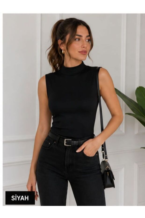 Turtleneck bodysuit