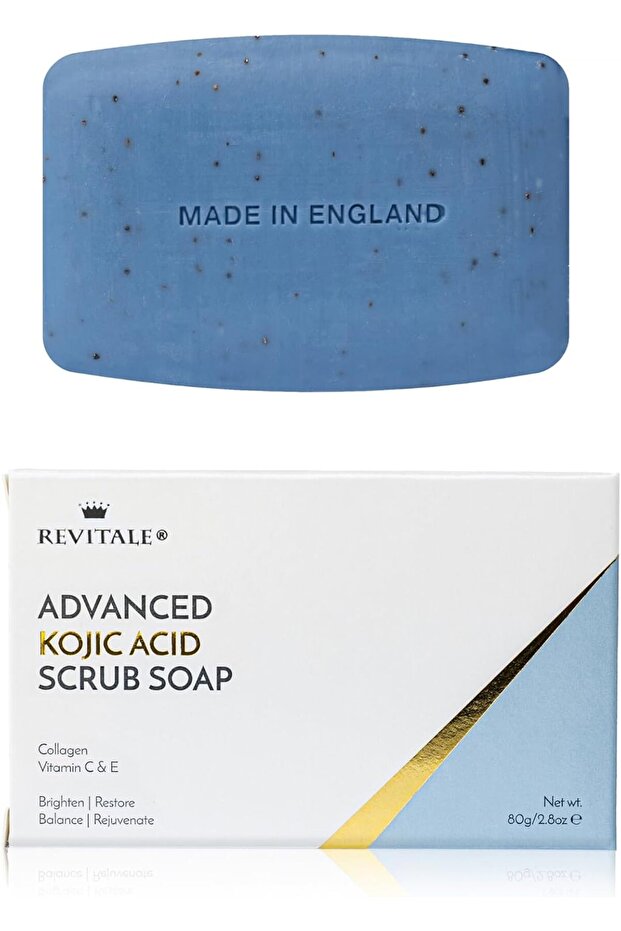 Advanced Kojic Acid Brightening Scrub Soap – Restoring & Balancing Bar for a Radiant, Rejuvenated Look