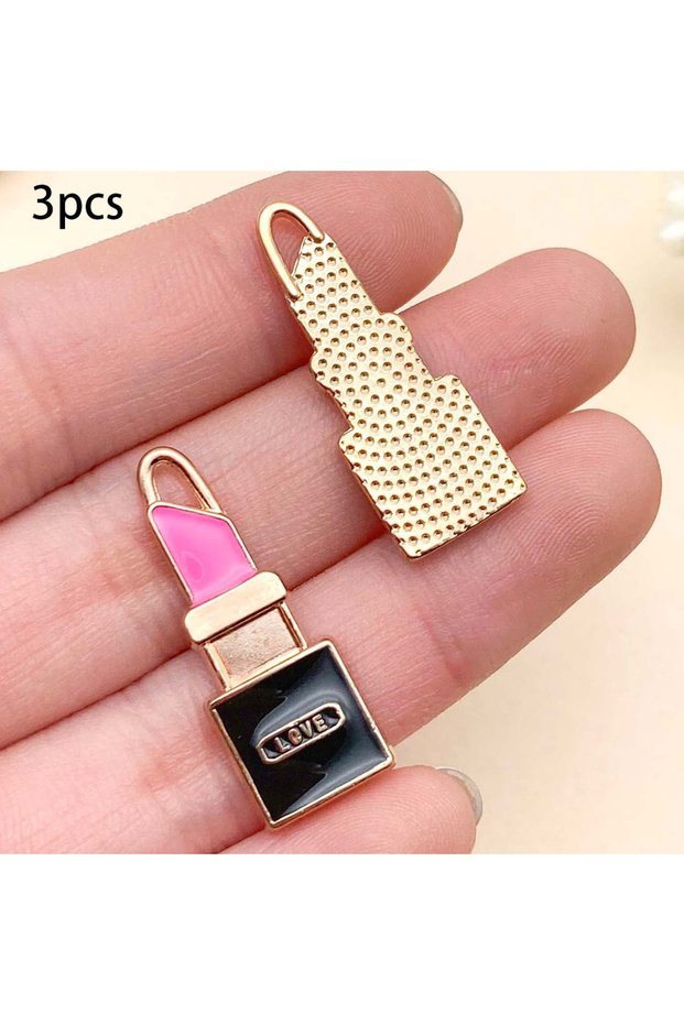 style 3 Mix 3/9pcs Alloy Drip Oil Women's Series Pendant Accessories, DIY Necklaces, Earrings, Keych