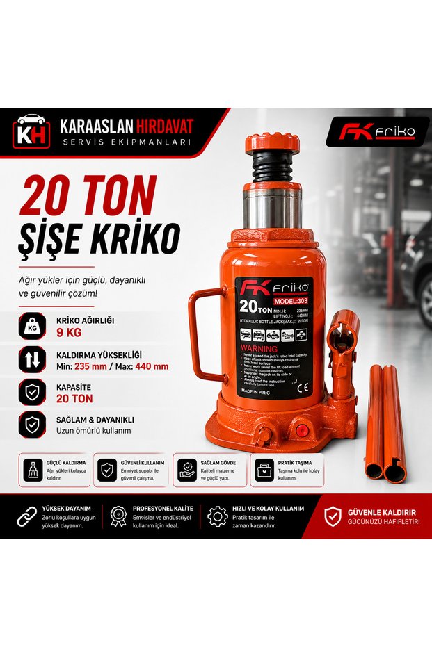 20 TON ŞİŞE KRİKO