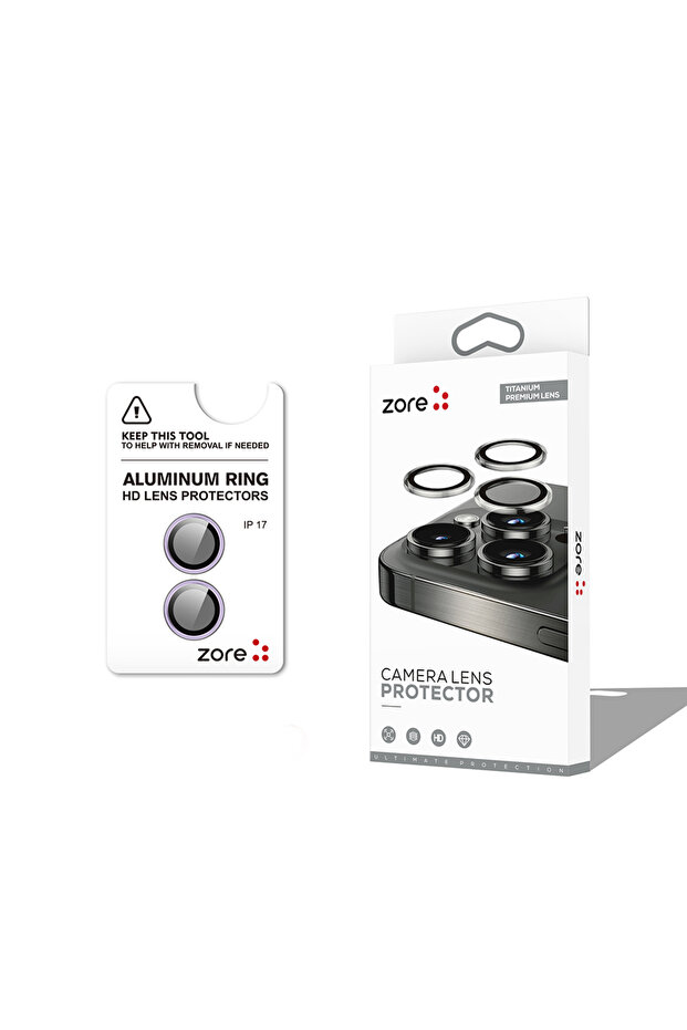 iPhone 17 Camera Lens Protector Sapphire Non-Distorting Image Quality Anti-Glare Premium