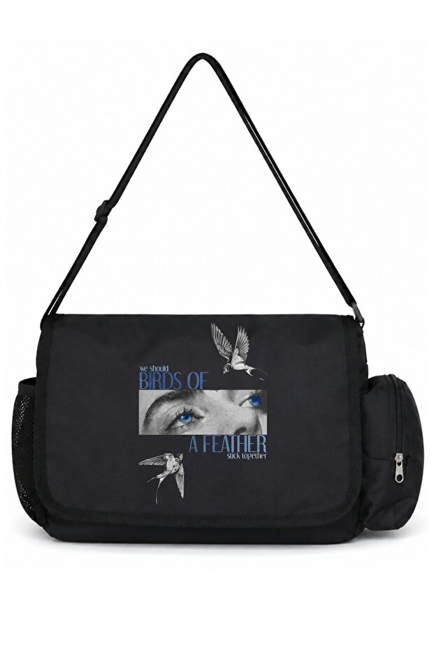 Billie Eilish Singer Printed Unisex School, Sports, Office Multi-Purpose Messenger Bag