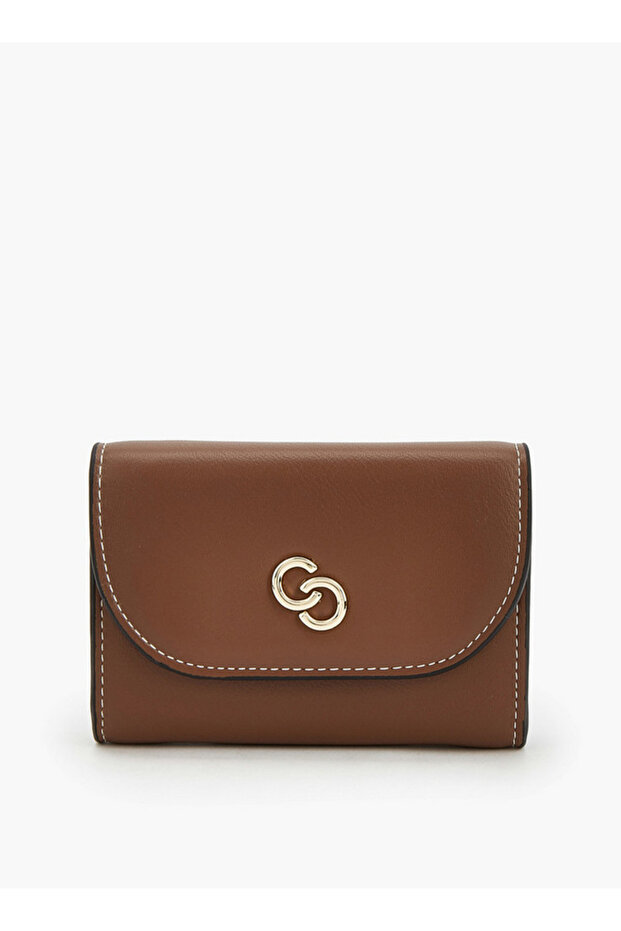 Solid Cardholder with Snap Button Closure