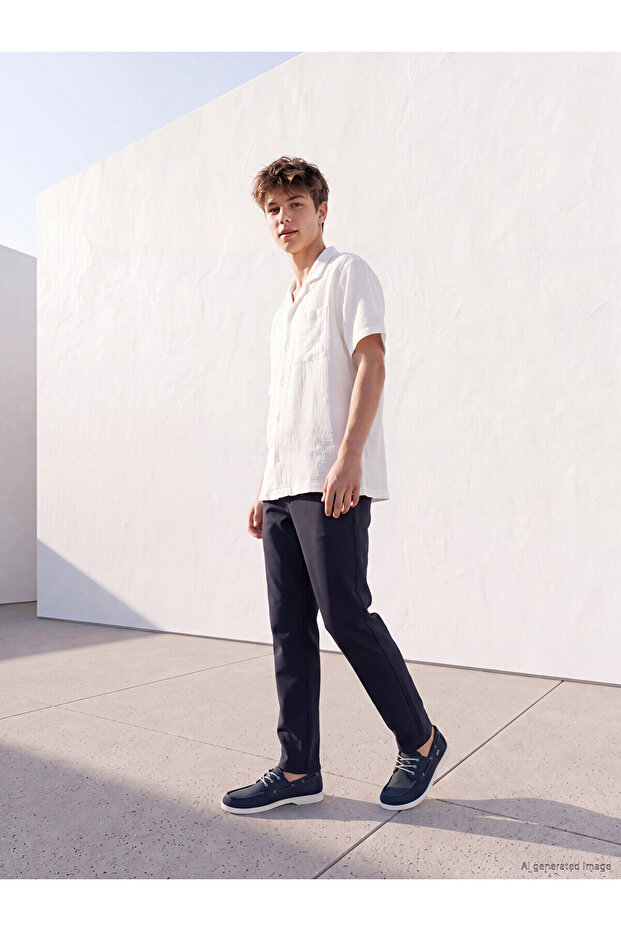 Nevavm Regular Fit Boys' Trousers with Difference