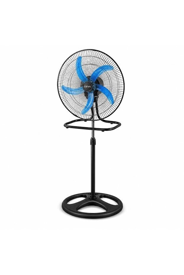 مروحة DENX DX2648 مقاس 18 بوصة 3 في 1 | مروحة أرضية وطاولة وحائط | 3 سرعات | ارتفاع قابل للتعديل