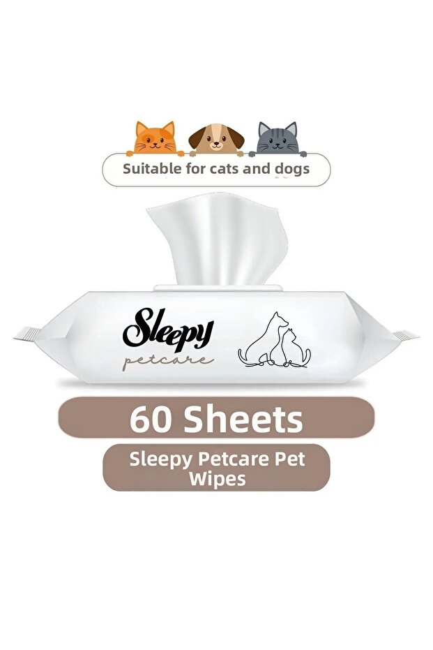 60 Sheets Petcare Pet Wet Towel