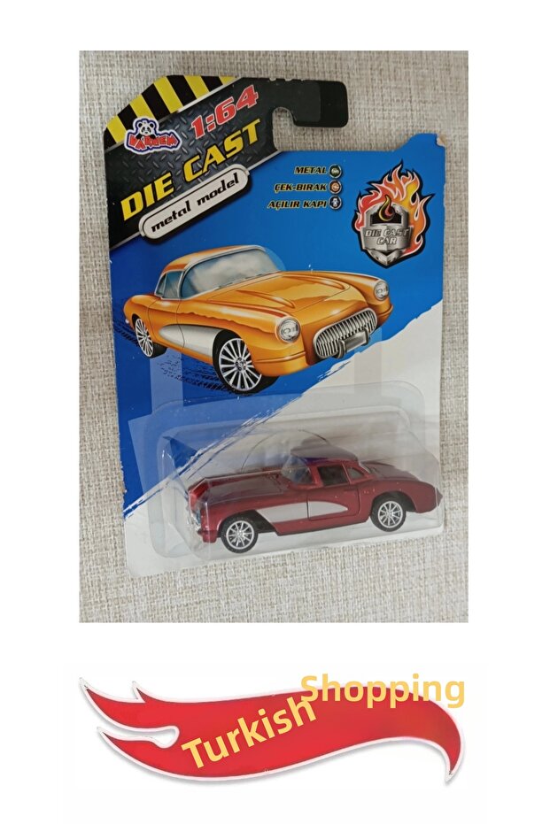 Die-Cast 1:64 Scale Metal Model Pull-And-Drop Opening Door