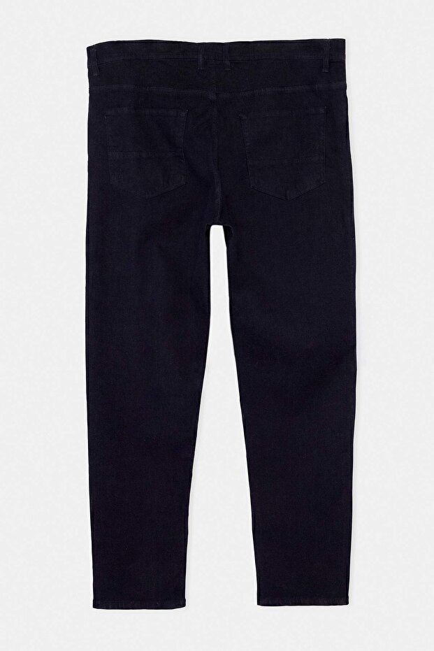 Büyük Beden Lacivert Regular Fit Esnek Kumaş Kot Pantolon Jeans TMNSS26CJ00001 - 6
