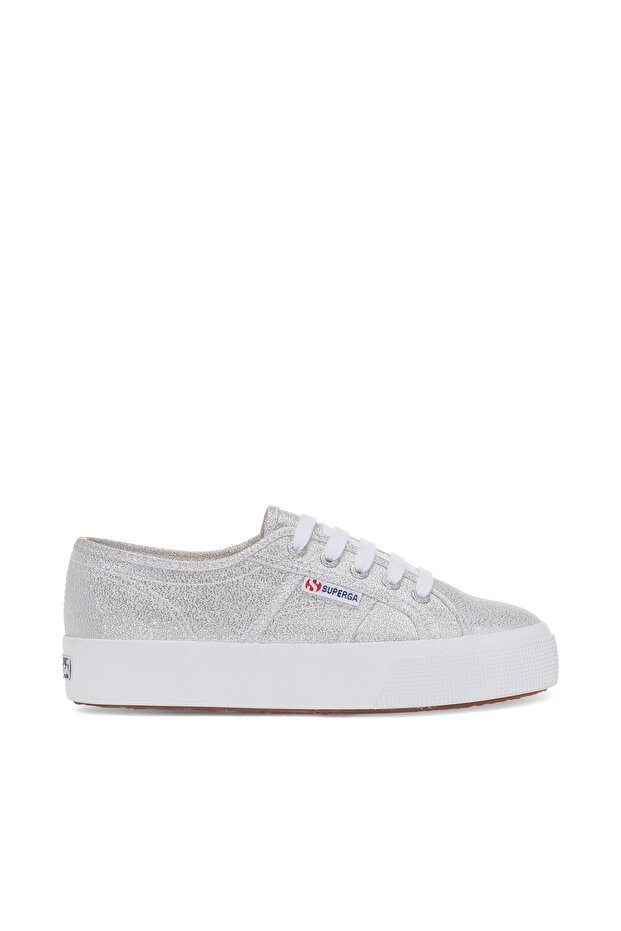 2730 Lame Women's Silver Gray Ankle-less Sneakers