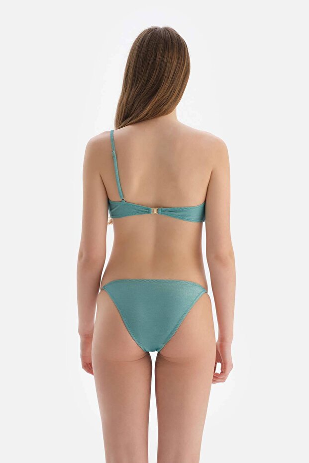 Parte de jos de bikini verde mentă - 2