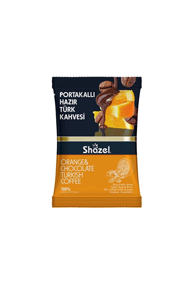 Portakallı Hazır Türk Kahvesi 100 gr X 6 Adet (AROMALI) - 3